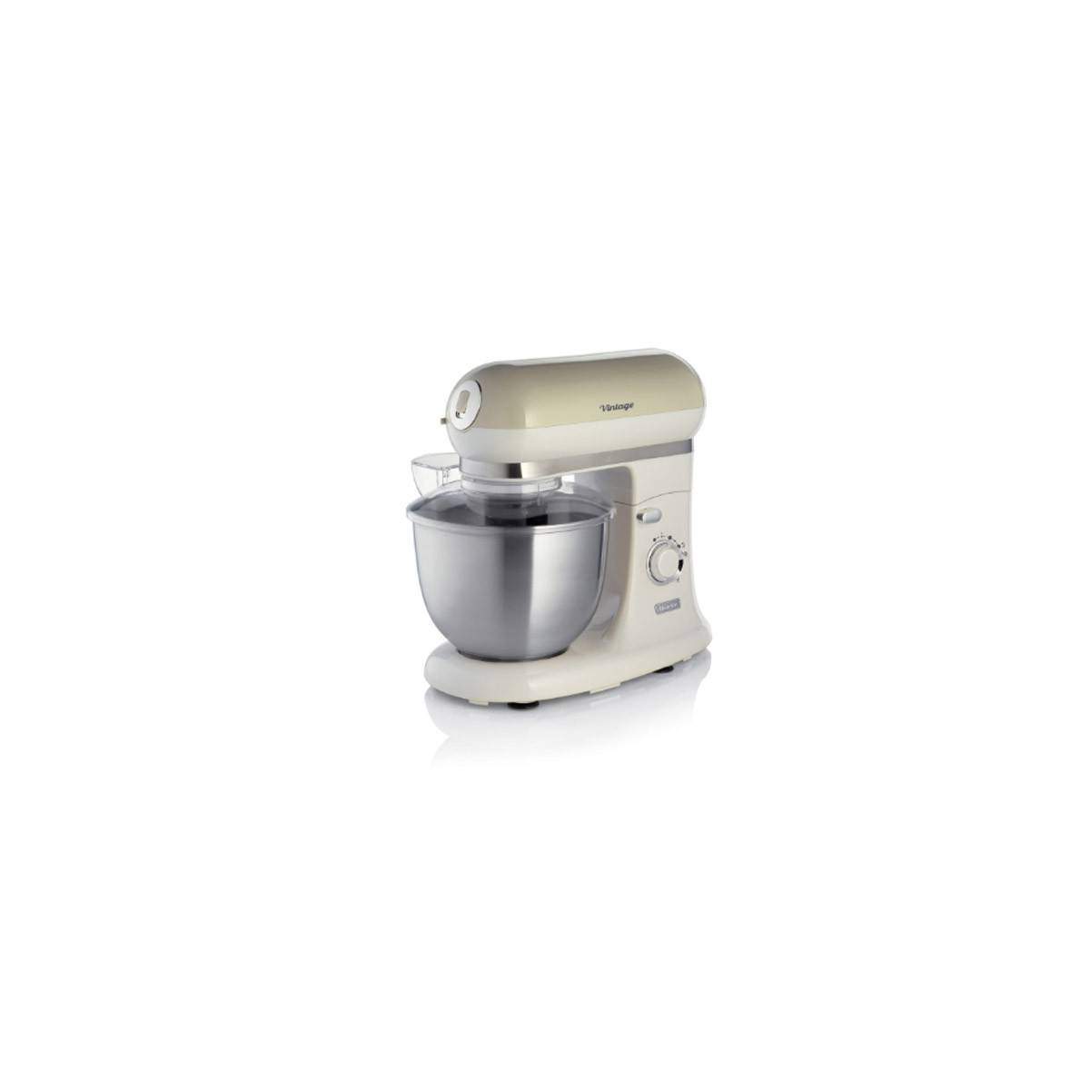 ARIETE ARIETE IMPASTATRICE VINTAGE BEIGE (1588/03) - TAZZA ACCIAIO INOX 55 L - 7 VELOCITA'' + PULSE - 2400W