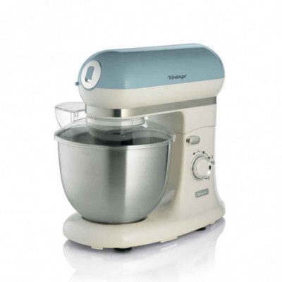 ARIETE ARIETE IMPASTATRICE VINTAGE CELESTE (1588/05) - TAZZA ACCIAIO INOX 55 L - 7 VELOCITA'' + PULSE - 2400W