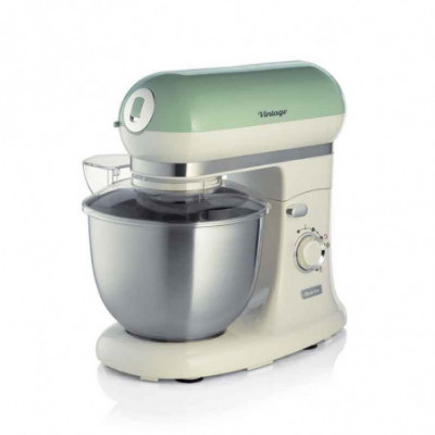 ARIETE ARIETE IMPASTATRICE VINTAGE VERDE (1588/04) - TAZZA ACCIAIO INOX 55 L - 7 VELOCITA'' + PULSE - 2400W