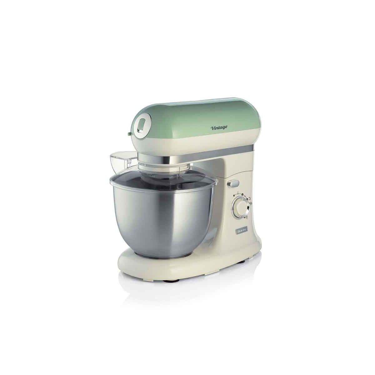 ARIETE ARIETE IMPASTATRICE VINTAGE VERDE (1588/04) - TAZZA ACCIAIO INOX 55 L - 7 VELOCITA'' + PULSE - 2400W