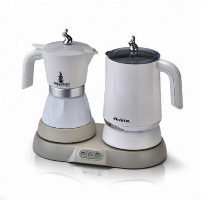 ARIETE BREAKFAST STATION (1344) - SISTEMA ELETTRICO 3 IN 1 MOKA + CAPPUCCINATORE + BOLLITORE - 500W