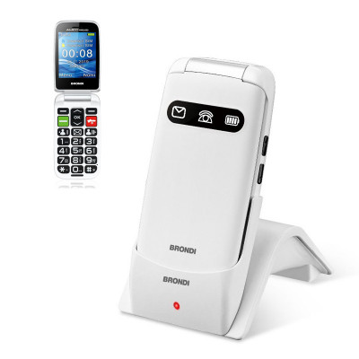 BRONDI AMICO FAVOLOSO (BIANCO) - TELEFONO CELLULARE SENIOR