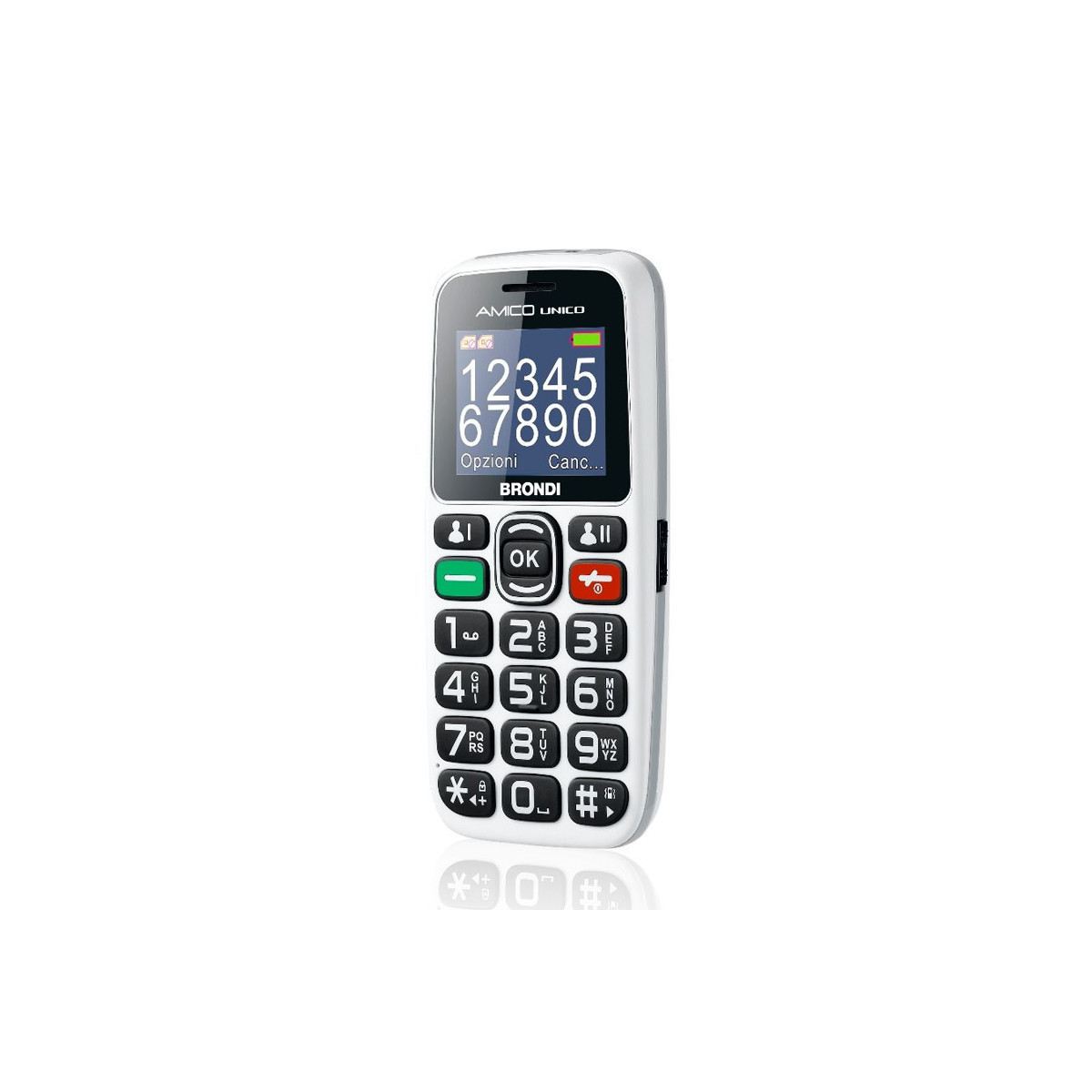 BRONDI AMICO UNICO (BIANCO) - TELEFONO CELLULARE SENIOR