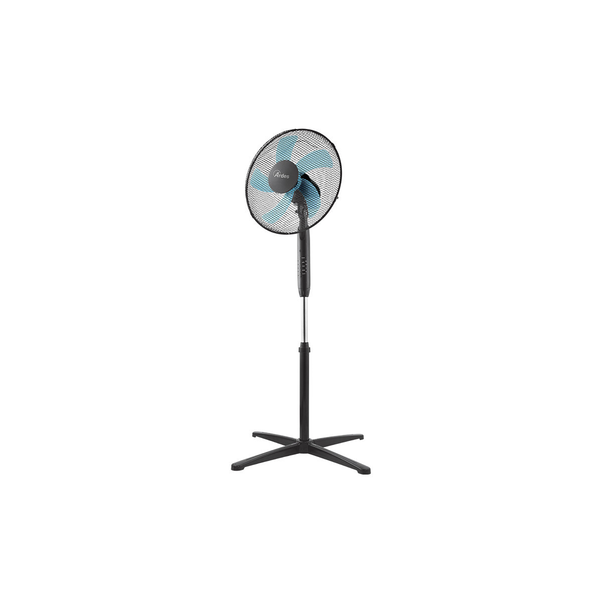 ARDES STEELO 40PNR (AR5ST40PNR ) - VENTILATORE A PIANTANA 40 CM 50 W 3 VELOCITA'' TELECOMANDO