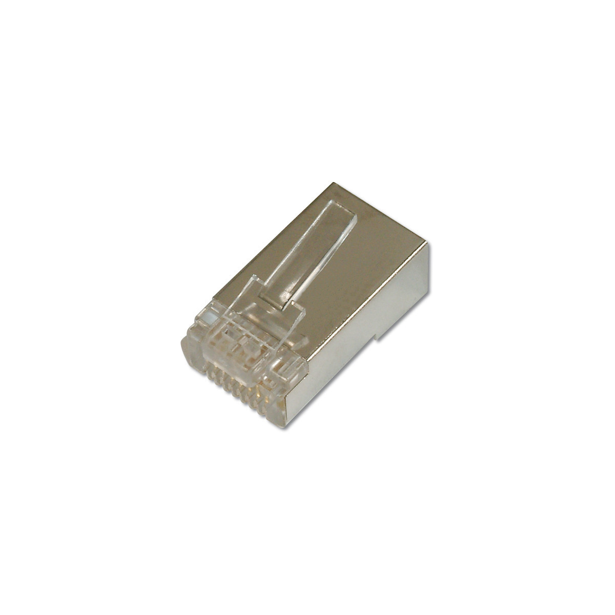 PLUG 8 POLI RJ45 CAT.5E UTP SCHERMATO PER CAVI RETE FLESSIBILI