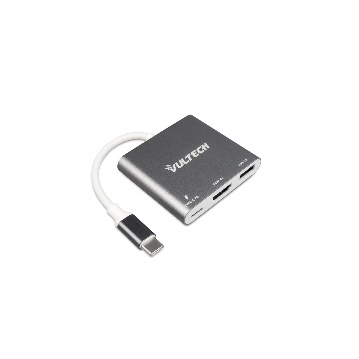 VULTECH ATC-01 - ADATTATORE TYPE-C - HDMI / USB / TYPE-C PD