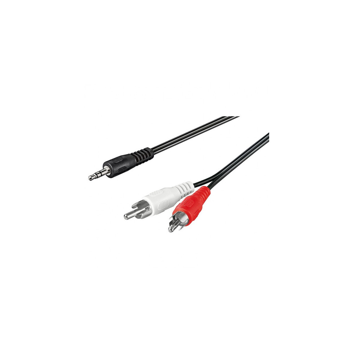 CAVO STEREO 1 CONNETTORE 3.5MM - 2 CONNETTORI RCA MASCHIO 2.5MT