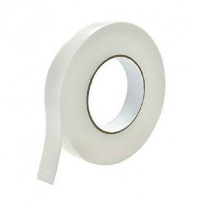 120 PZ - NASTRO BIADESIVO SPUGNA BIANCO PELLICOLA WHITE 25MM x 2MT