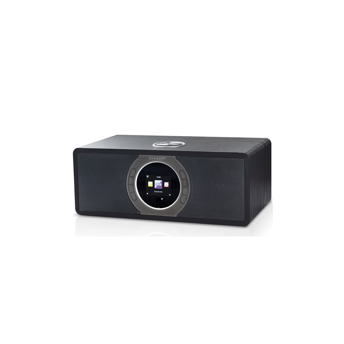 SHARP DR-I470(BK) - RADIO DIGITALE - DAB/DAB+/ WEB RADIO - BLUETOOTH - WI-FI - CHASSIS IN LEGNO - NERO