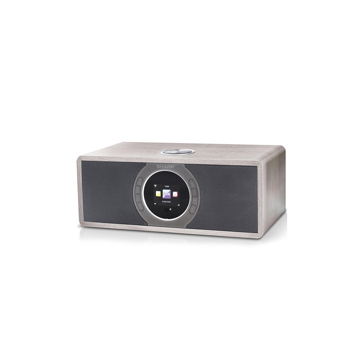 SHARP DR-I470(GR) - RADIO DIGITALE - DAB/DAB+/ WEB RADIO - BLUETOOTH - WI-FI - CHASSIS IN LEGNO - GRIGIO