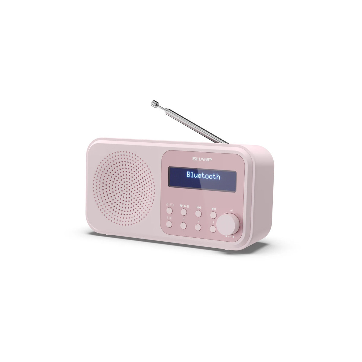 SHARP DR-P420(PK) - RADIO DIGITALE PORTATILE - DAB/DAB+ - LCD MONOCROMATICO - BLUETOOTH 5.0 - PINK