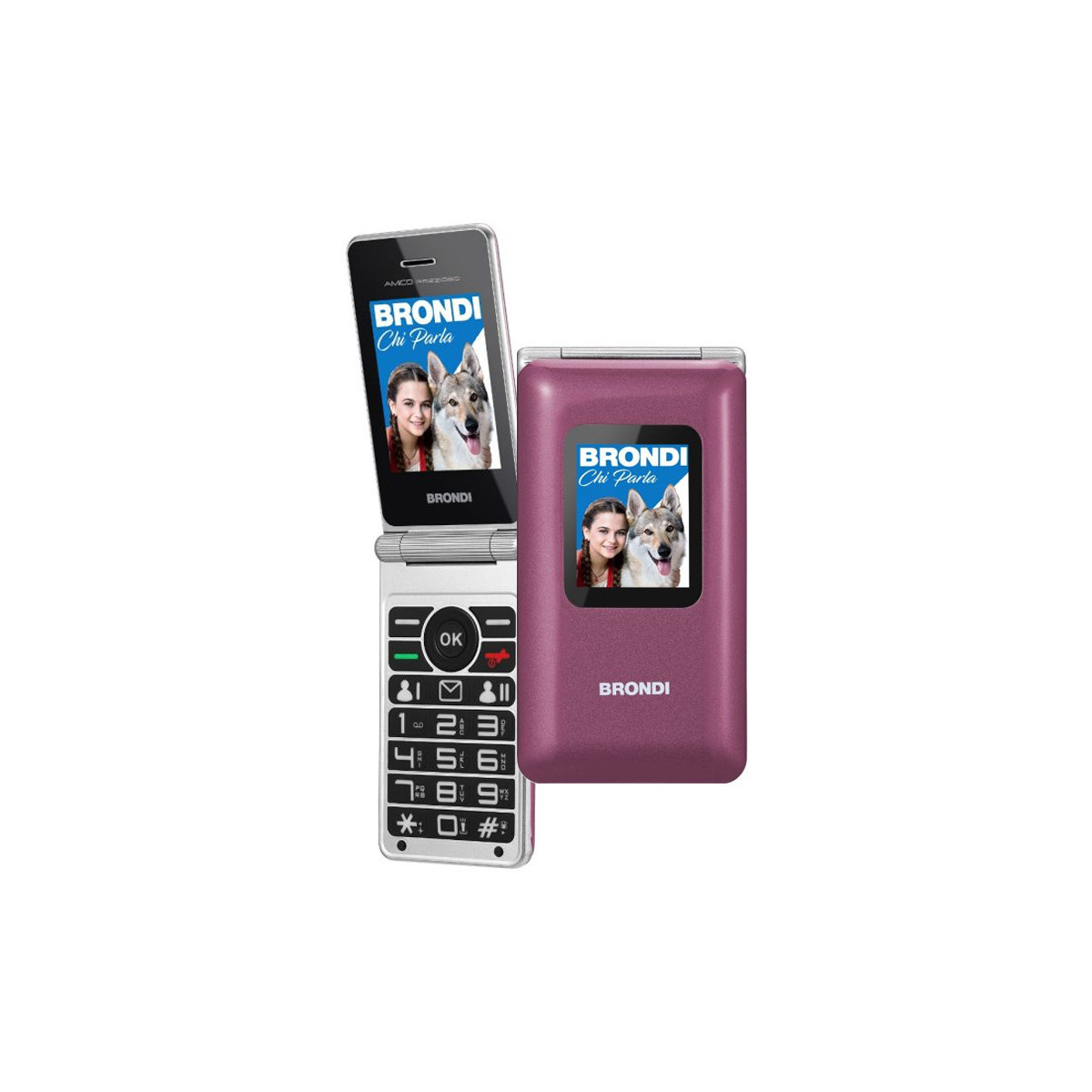 BRONDI AMICO PREZIOSO (VIOLET) - TELEFONO CELLULARE SENIOR