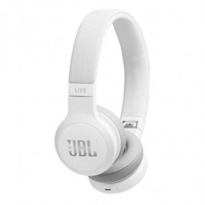 CUFFIE JBL LIVE 400 WHITE BLUETOOTH CON MICROFONO