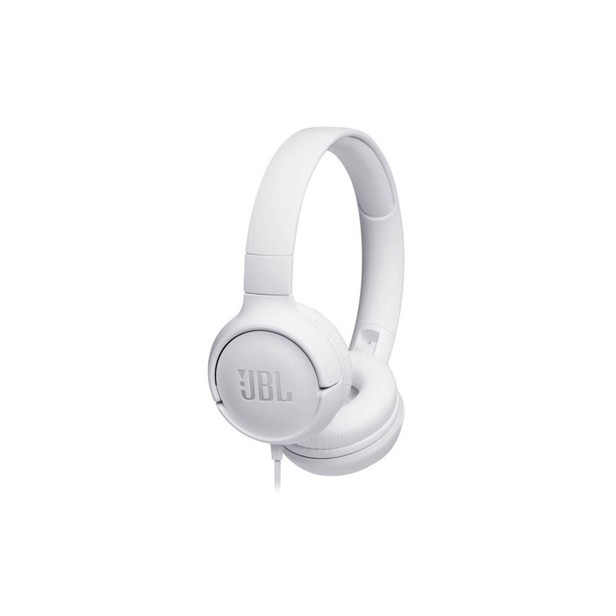 CUFFIE JBL TUNE 500 WHITE CON MICROFONO E ARCHETTO PIEGHEVOLE