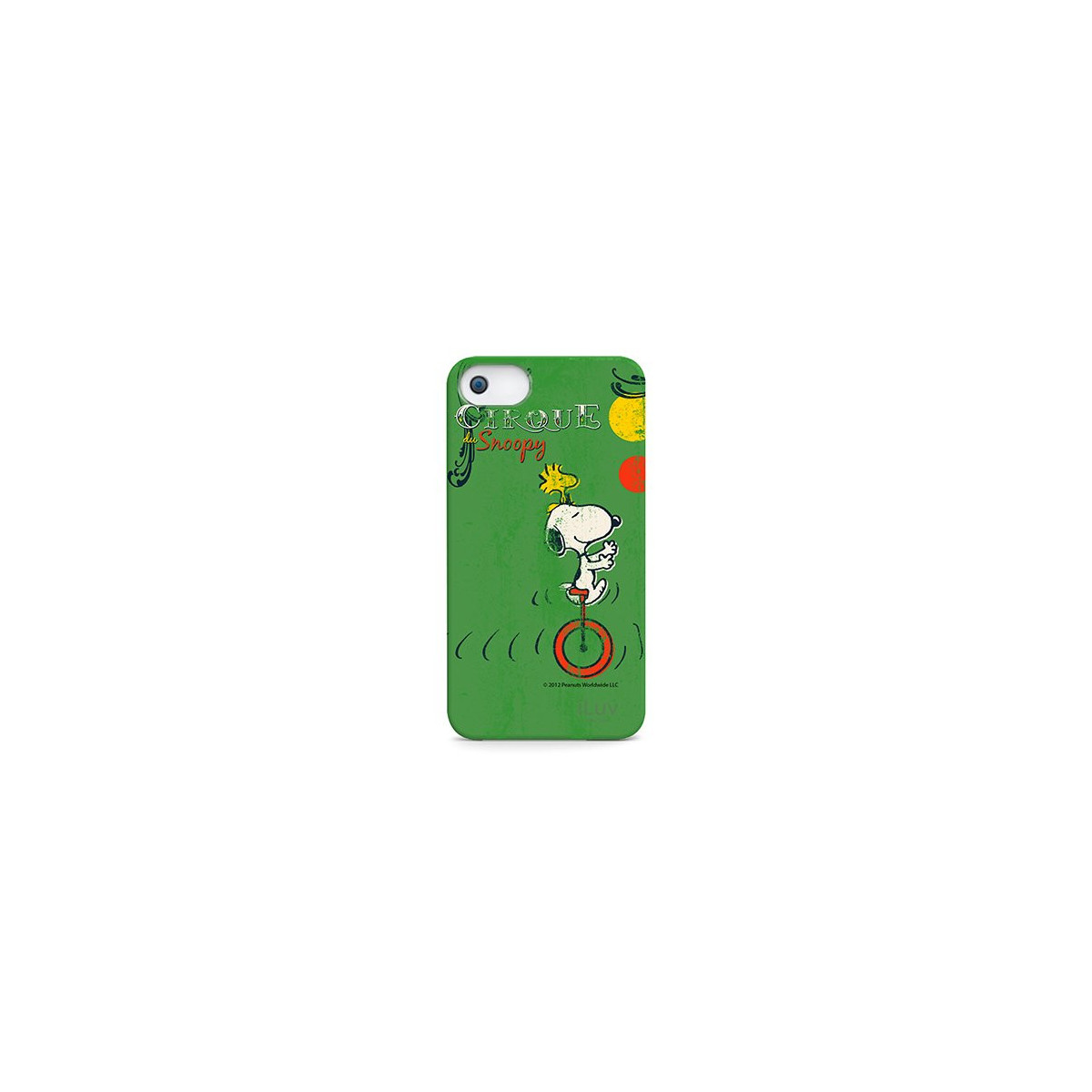 COVER ILUV SNOOPY GREEN ICA7H382GRN PER IPHONE 5 - 5S - SE