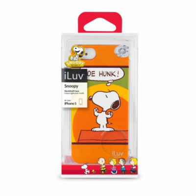 COVER ILUV SNOOPY ARANCIONE ICA7H382ORG PER IPHONE 5 - 5S - SE