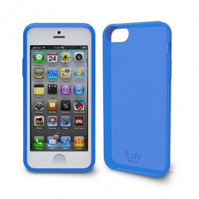 COVER ILUV GELATO BLU ICA7T306BLU PER IPHONE 5 - 5S - SE