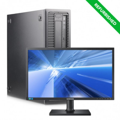 BUNDLE IT REFURBISHED RINOVO - PC DESKTOP HP 600-800 G1 SFF (PR64422001) + MONITOR SAMSUNG 22 RNS22C450