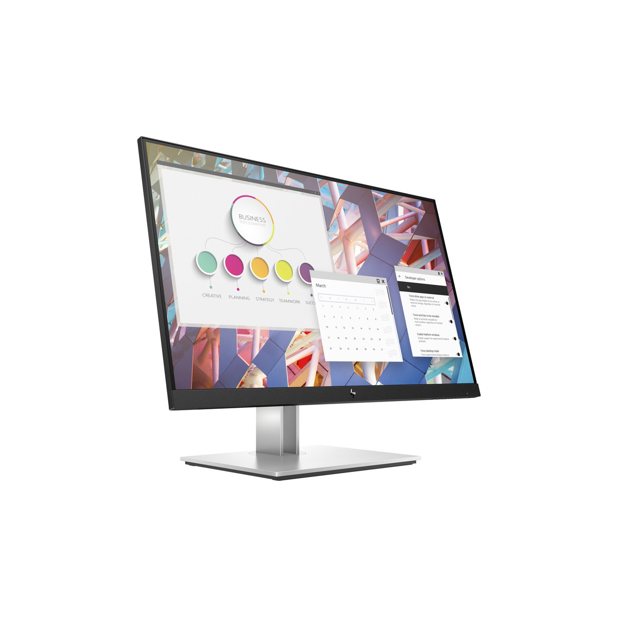 HP E24 G4 (9VF99AT) - MONITOR 24 IPS FHD - HDMI - DISPALY PORT - VGA - USB - ESTENSIONE GARANZIA 3Y