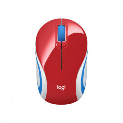 MOUSE LOGITECH M187 - MINI WIRELESS 910-002732 RED