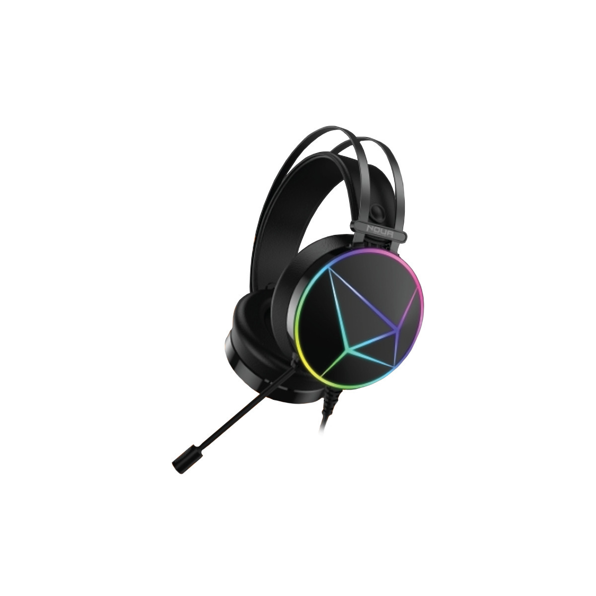 NOUA REAPER - CUFFIE USB / JACK 3.5 CON MICROFONO OMNIDIREZIONALE - RGB