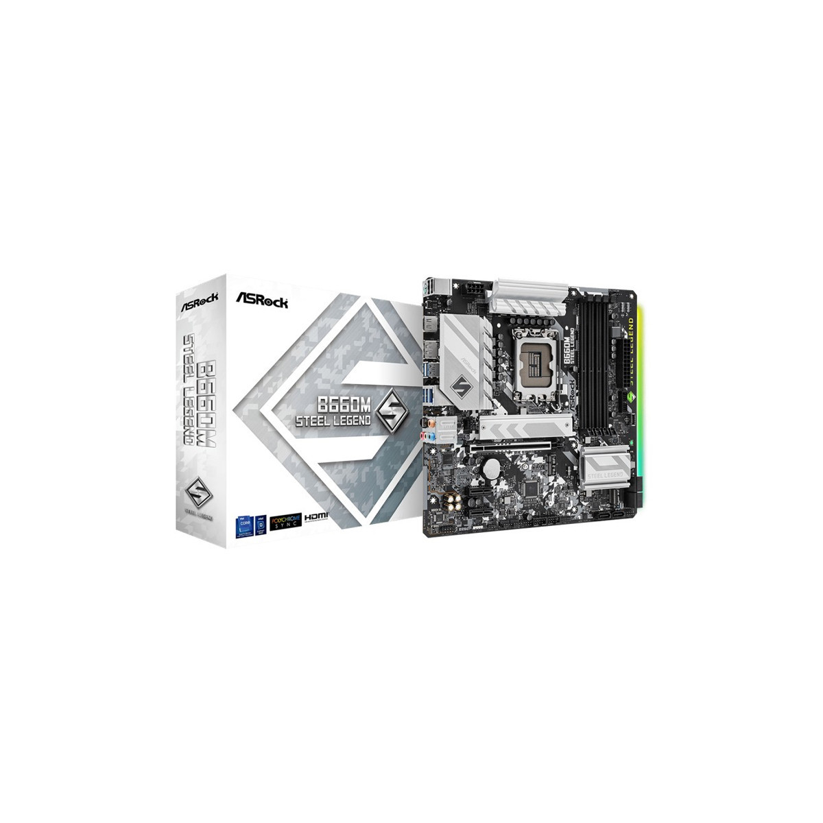 ASROCK B660M STEEL LEGEND - MAINBOARD MICRO ATX - DDR4 - SOCKET 1700