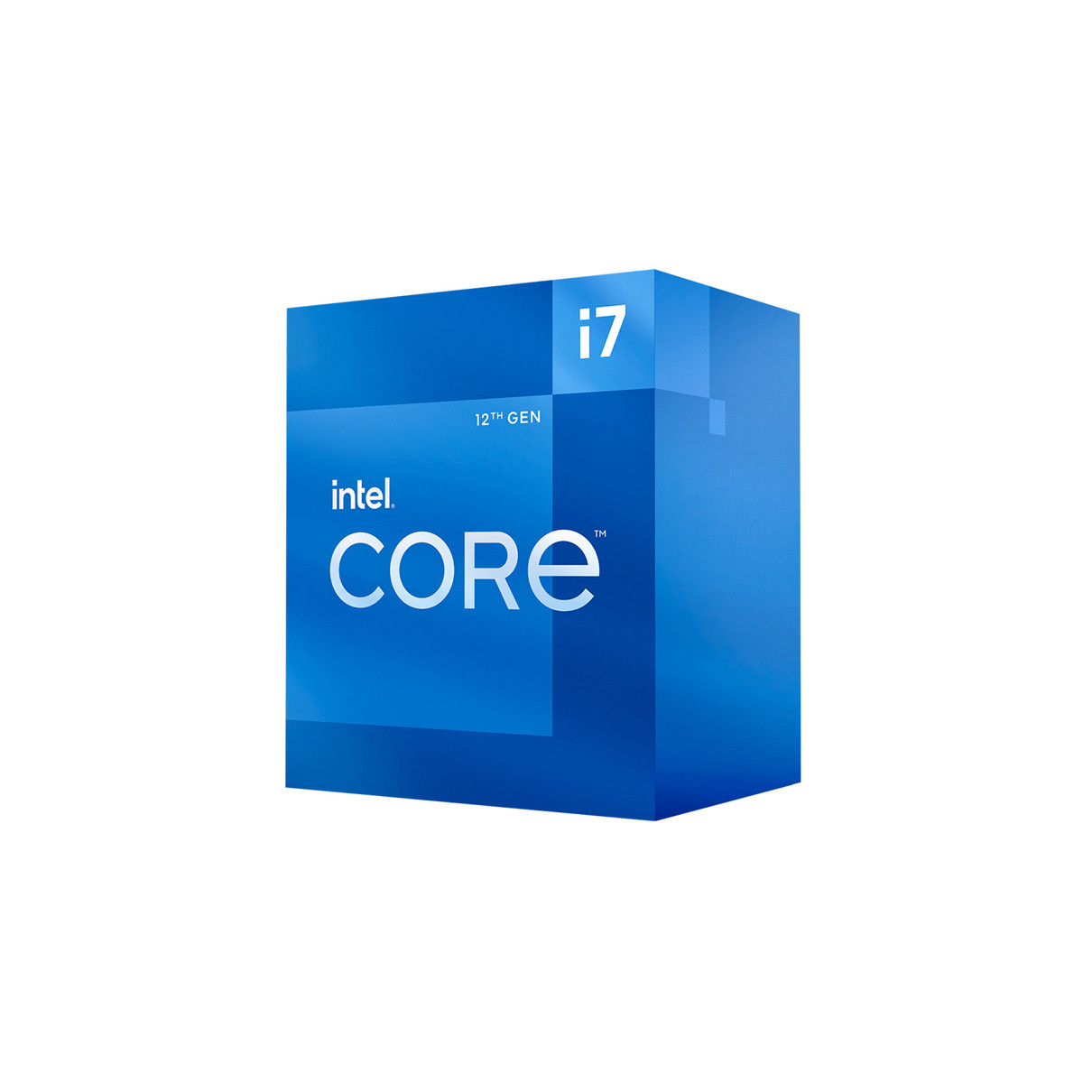 INTEL CORE i7-12700F ALDER LAKE - CPU BOX - BASE 2.10 GHZ / TURBO 4.90 GHZ  - CACHE 25 MB - SOCKET 1700