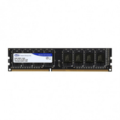 TEAM GROUP DESKTOP RAM 8GB - DDR3 - PC1600 (TED38G1600C1101)