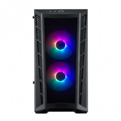 COOLER MASTER MASTERBOX MB320L ARGB - CASE MINI TOWER - 2USB3Audio I e O1xARGB 2-to-3 Splitter2x Combo 2.5/3.52xSSD2x120mm ARGB