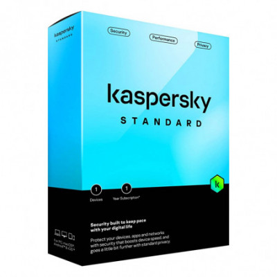 KASPERSKY STANDARD (SLIM) - SOFTWARE SICUREZZA 1 DEVICE / 1 ANNO