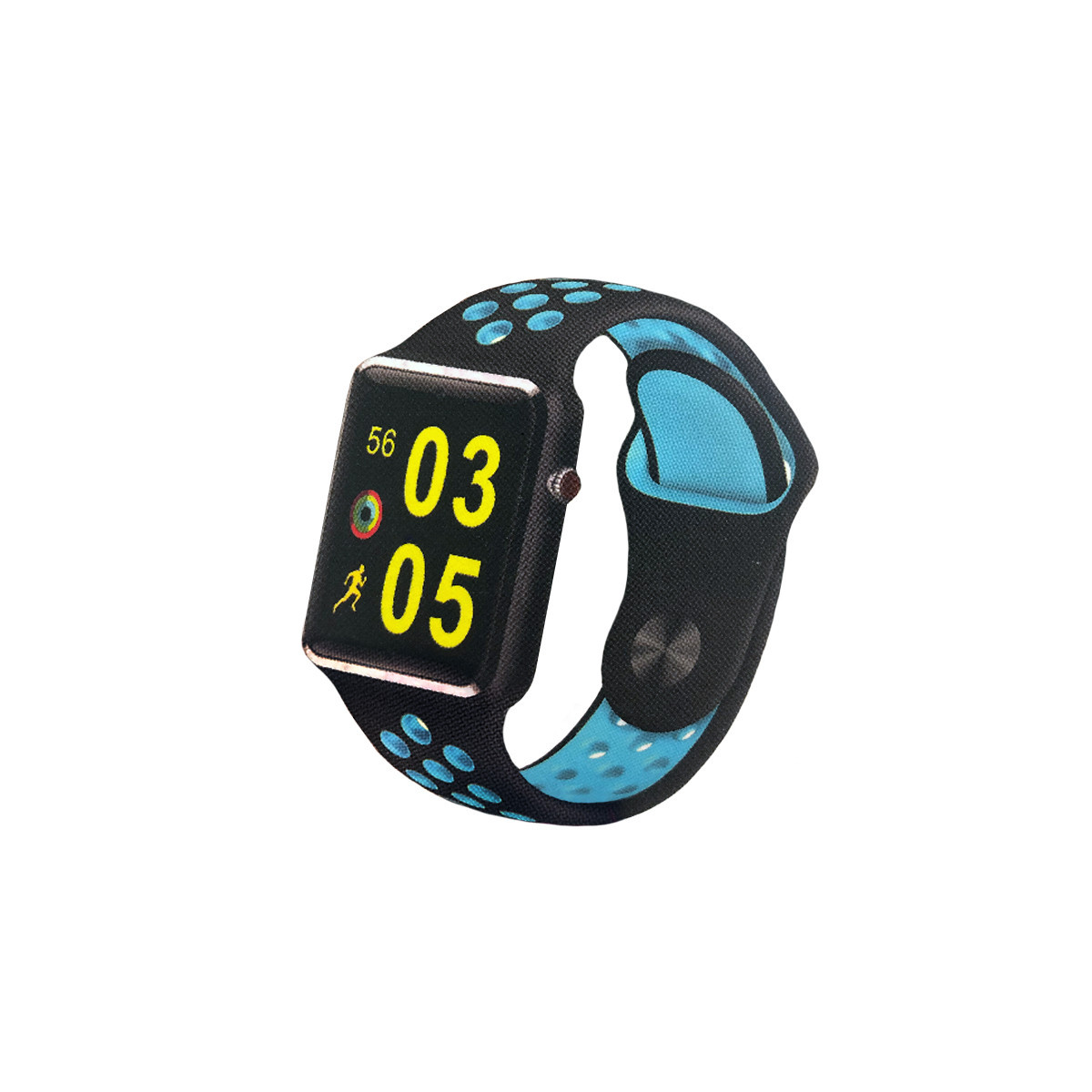 SMART FITNESS WATCH AKAI AKSW06 BLUE - LCD 16 PEDOMETRO CARDIO MON. SONNO