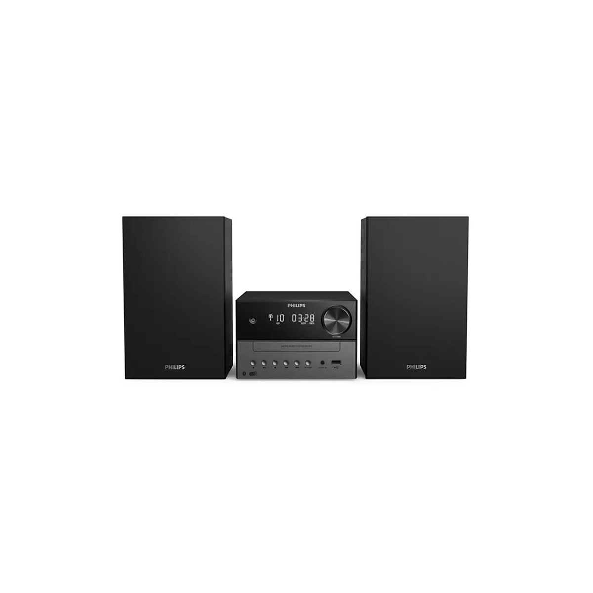 HIFI MICRO PHILIPS TAM3505/12 BLACK - 18W USB MP3 CD PLAYER BLUETOOTH RADIO DAB