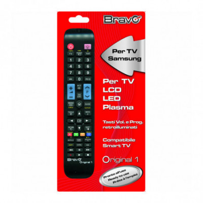 BRAVO ORIGINAL 1 (90202047) - TELECOMANDO COMPATIBILE FEDELMENTE RIPRODOTTO PER TV SAMSUNG