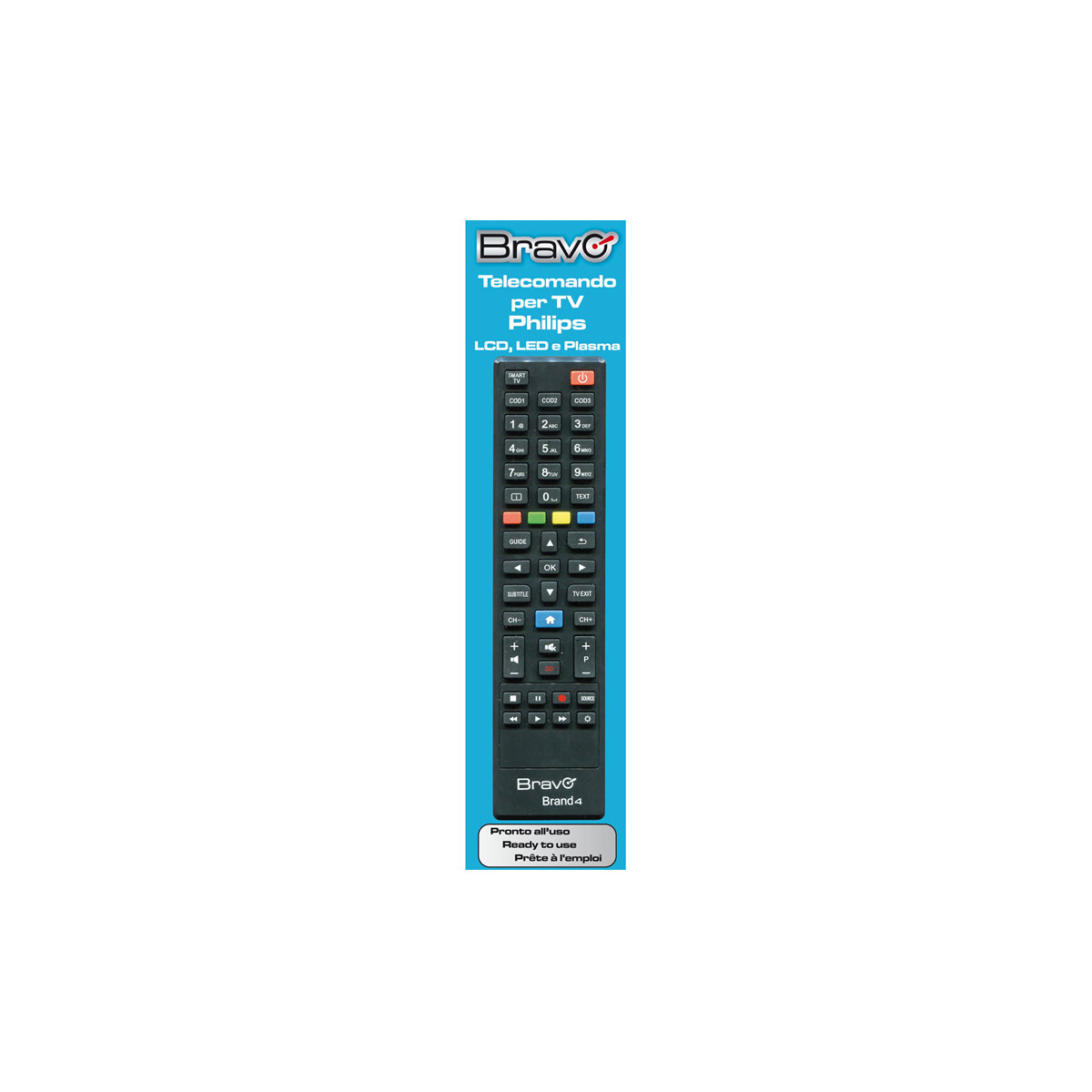 BRAVO BRAND 4 (90202064) - TELECOMANDO COMPATIBILE PER TV PHILIPS