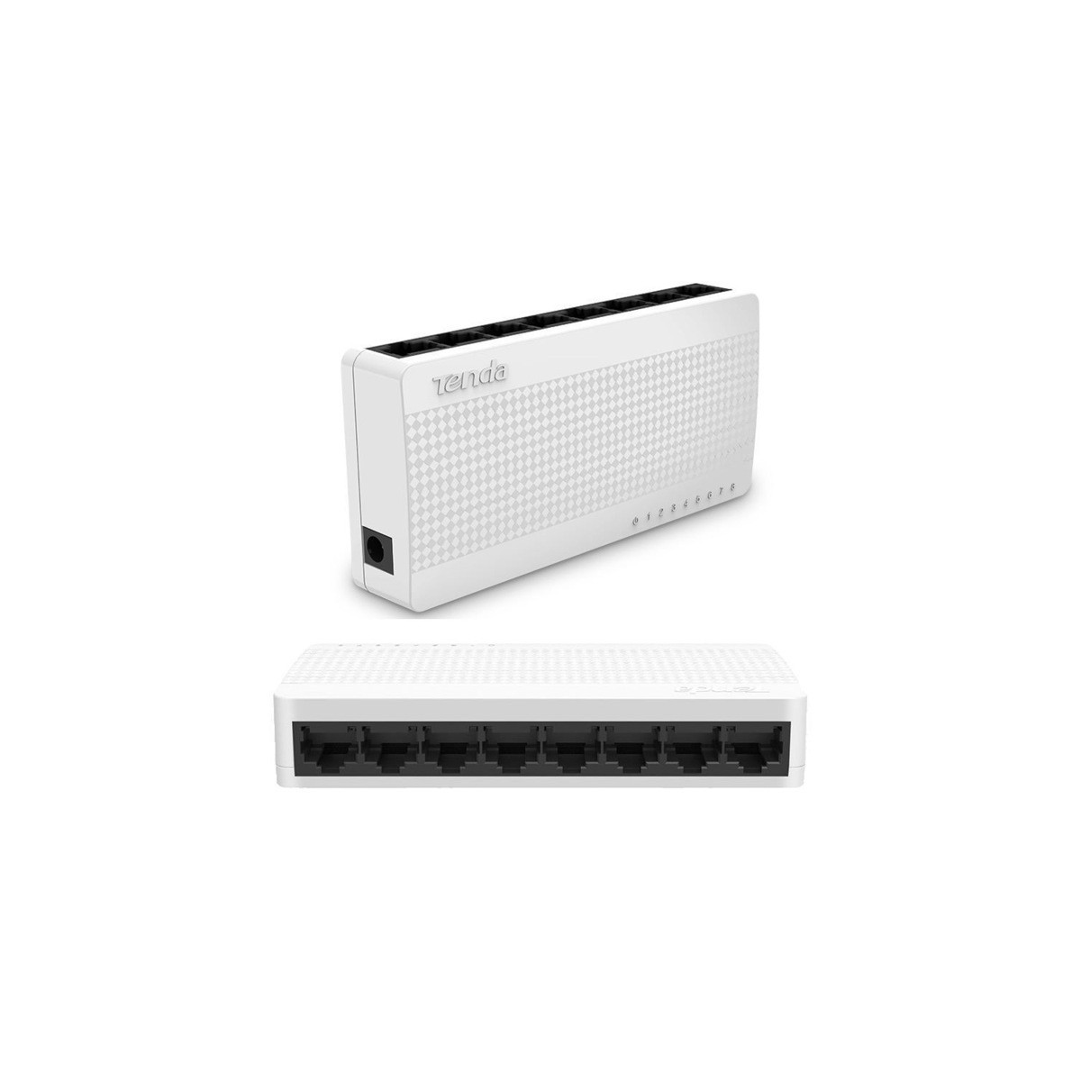 TENDA S108 - DESKTOP SWITCH 8 PORTE - 10/100 MBPS - CHASSIS PLASTICA