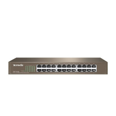 TENDA TEF1024D - RACK SWITCH 24 PORTE - 10/100 MBPS - CHASSIS METALLO