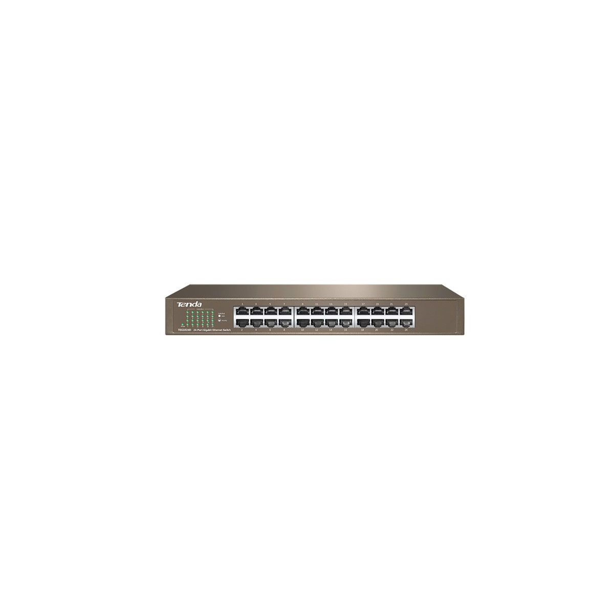 TENDA TEG1024D - RACK SWITCH 24 PORTE GIGABIT - 10/100/1000 MBPS - CHASSIS METALLO