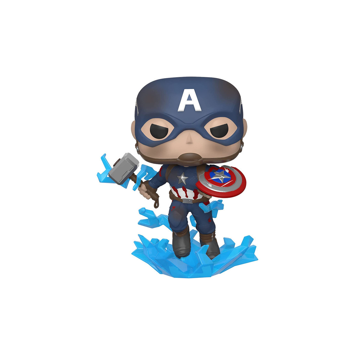 FUNKO POP CAPT A WITH BROKENSHIELD  e  MJOLNIR (45137) - AVENGERS - MARVEL