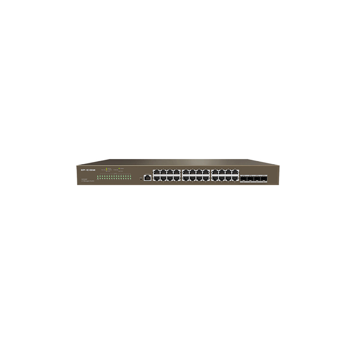 IP-COM G5328F - SWITCH 24PT GIGABIT 10/100/1000M + 4PSFP + 1PT CONSOLE